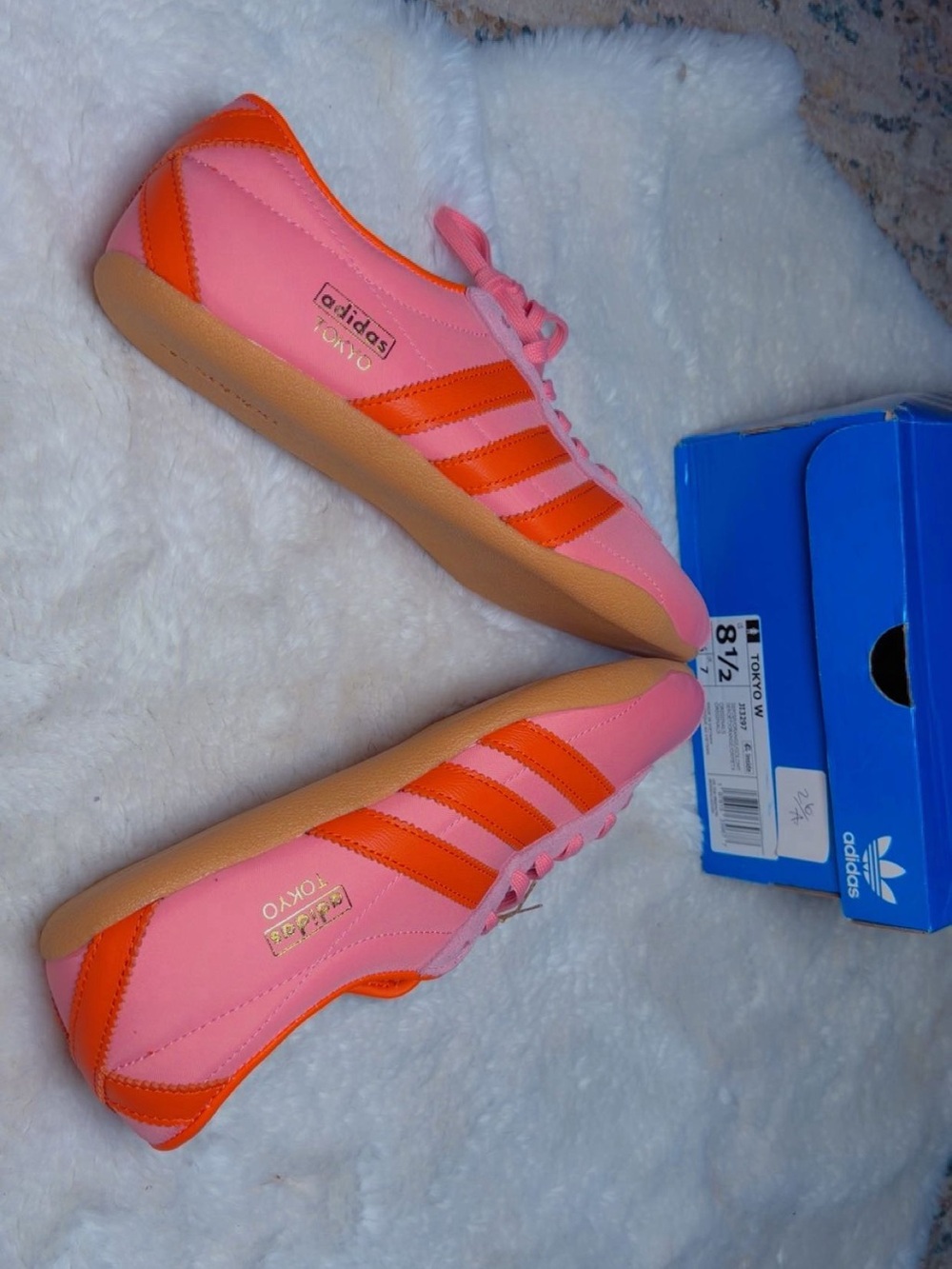 adidas Pink & Orange Tokyo Sneakers for Women